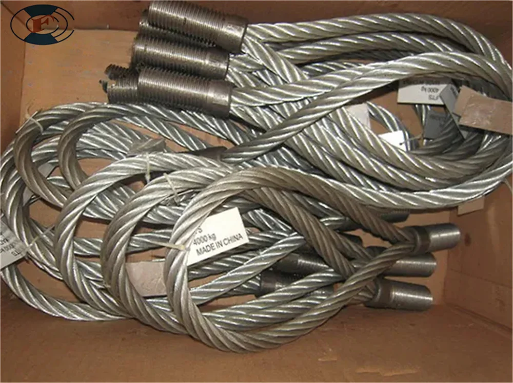 HF steel wire rope Wire Rope Lifting Cast-in Cable Wire Rope Cable Loop