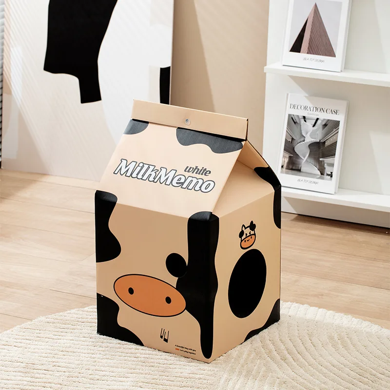 Milk Box Shape Cat Scratcher Cardboard House Big Cat Scratcher Cat House Cardboard