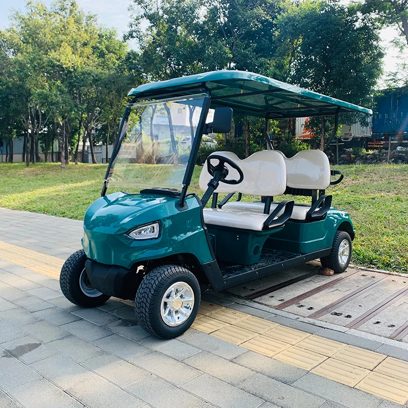 2022 Electric Golf Car Trolley Cart Mobile Cruiser Electric Scooter Sightseeing Car Scenic Spot 4 Seats