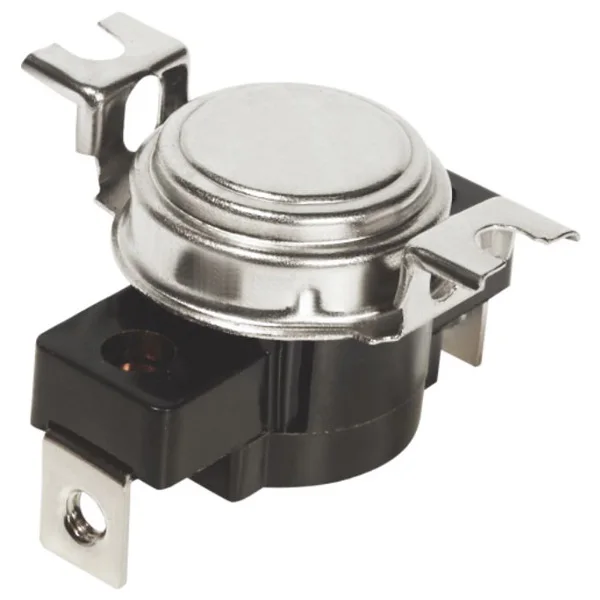 Thermal Control Switch, 250V Contact Sensing Bimetal Sheet Thermostat Temperature Switch for Motor