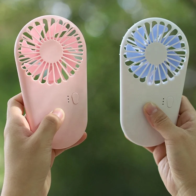 Mini Portable Pocket Fan Cool Air Hand Held Travel Cooler Cooling Mini Fans Power with Phone Holder USB Charge