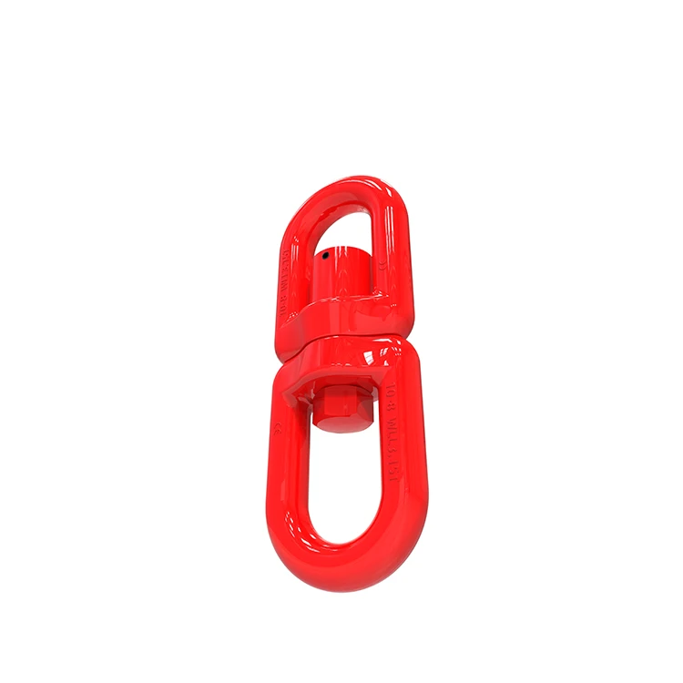 G80 swivel connecting link ring with bearing for lifting
