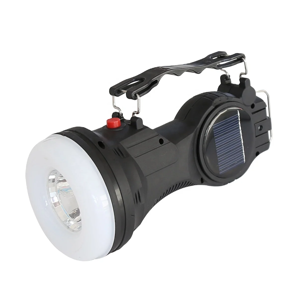 Rotatable COB Book Light Solar Rechargeable 1w LED Flashlight USB power output