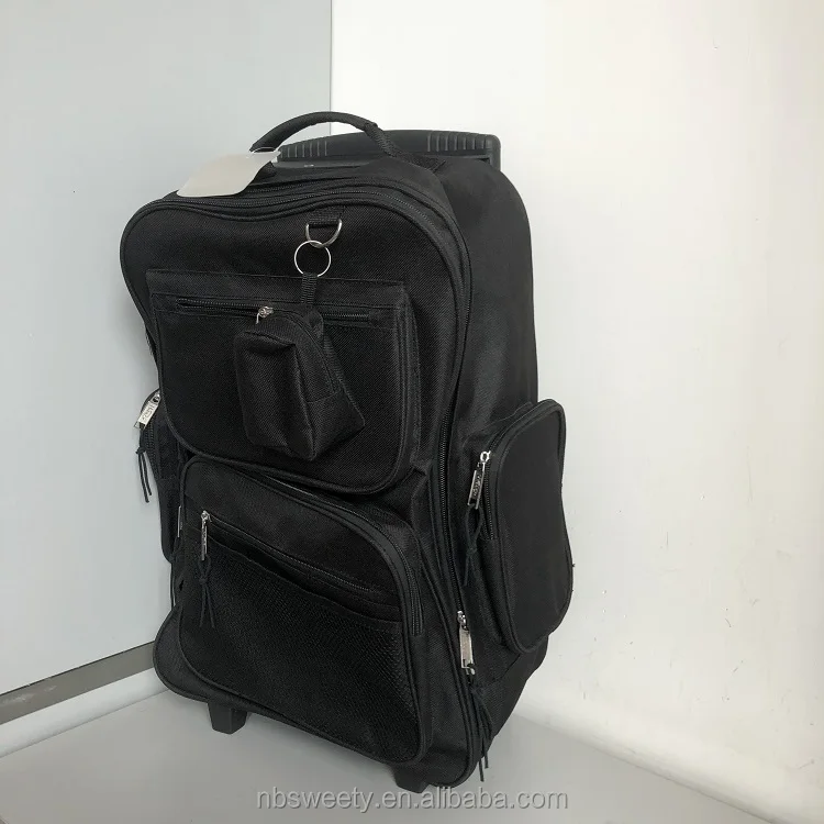 Customized Large Capacity Travel Bag Unisex Style Duffel Bag Rolling Luggage