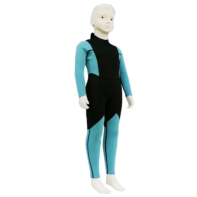 Custom Child Waterproof Long Sleeve Neoprene Printing Diving Zipper Wetsuit