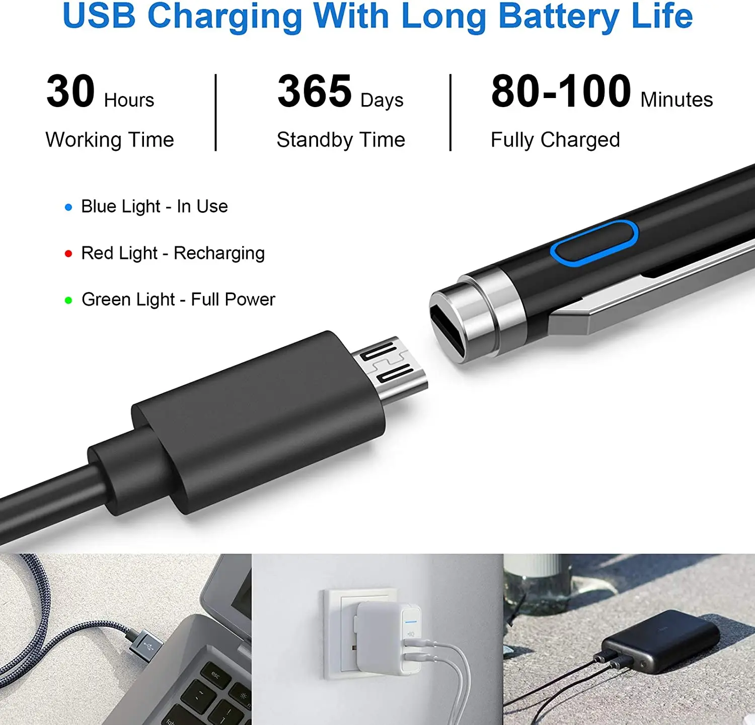 Mobile Accessories Universal Touchscreen Stylus Pen Smart Pencil Customized Logo for Tablet Phone