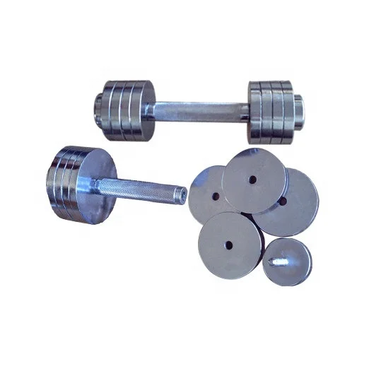 Reapbarbell latest steel chromed dumbbell adjustable weight set