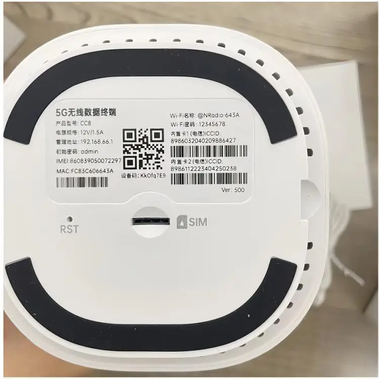 Nradio C8-500 модем со слотом для SIM карты Wi-Fi 6 маршрутизатор с Gigabit Ethernet двухдиапазонный разблокирована беспроводной сотовая связь 5G CPE