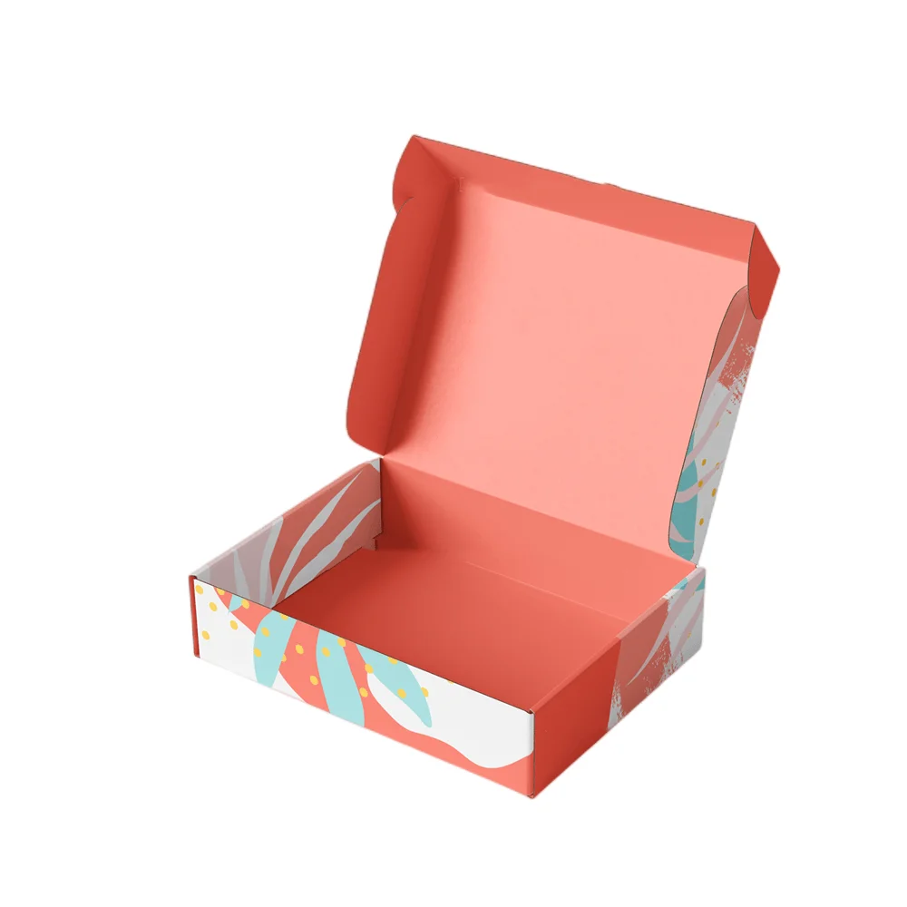 Wholesale product cajas carton custom printed shipping boxes custom package pink corrugated shipping box