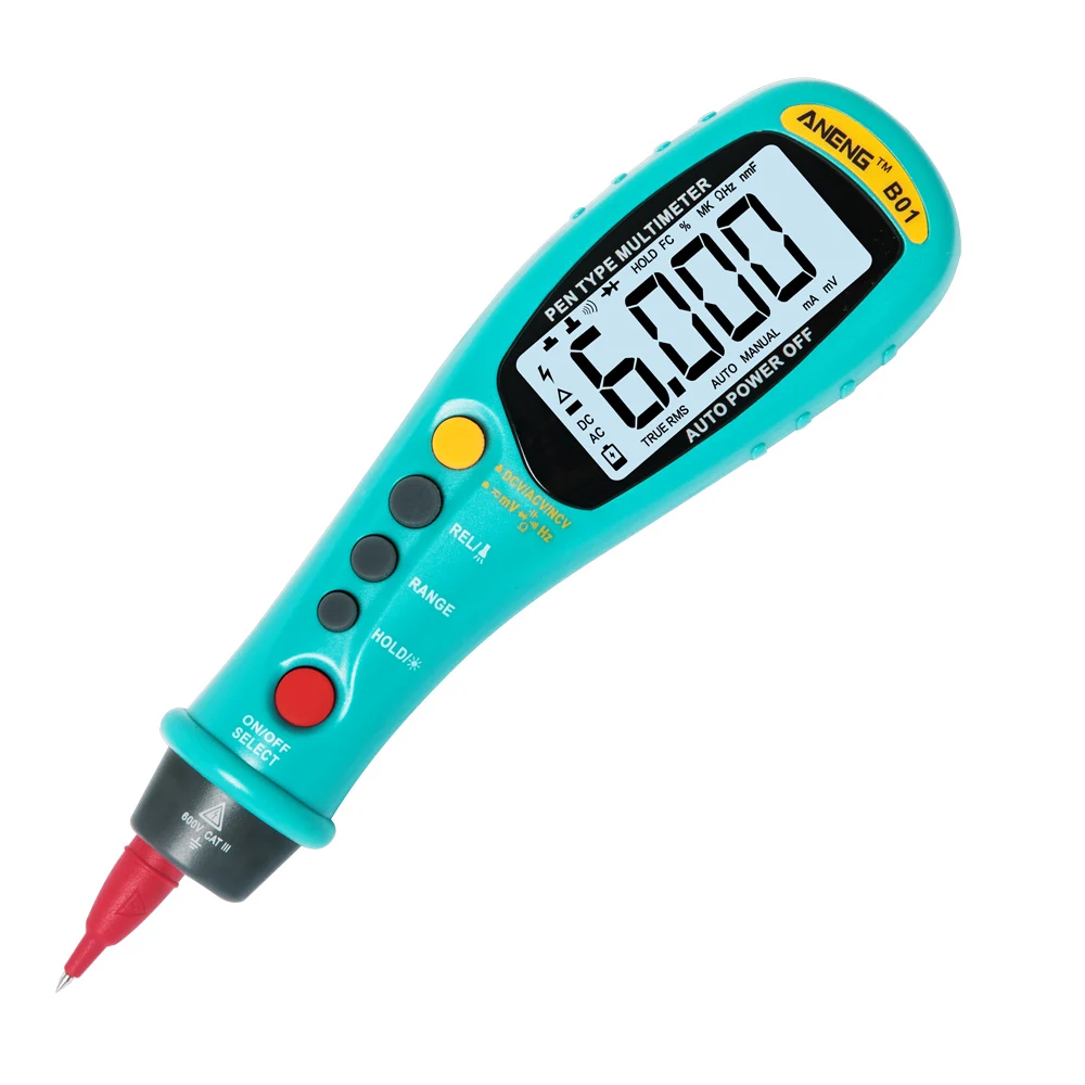 ANENG B01 Pen Type Digital Multimeter 6000 Counts Capacitor Tester Testers be True Transistor Tester Smd Digital Meter