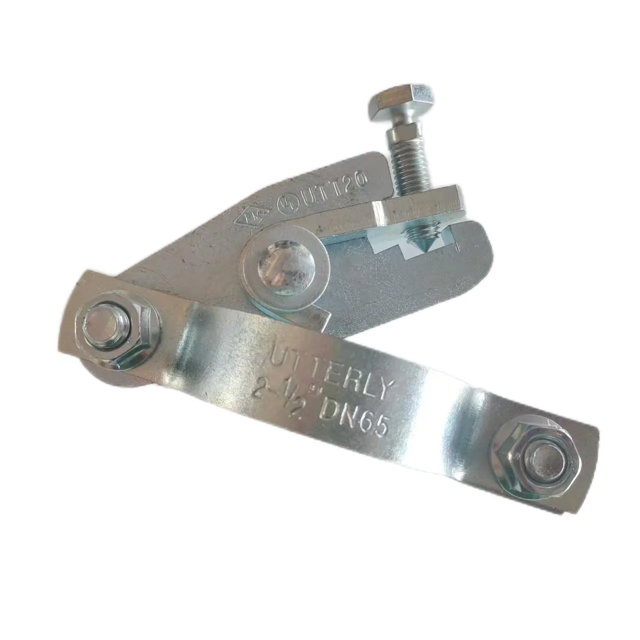 UTT20 Steel Fire Pipe Fixing Clamp with Laser Cutting Zinc Galvanizing for Seismic Stabilizer Bracket UL CE FM