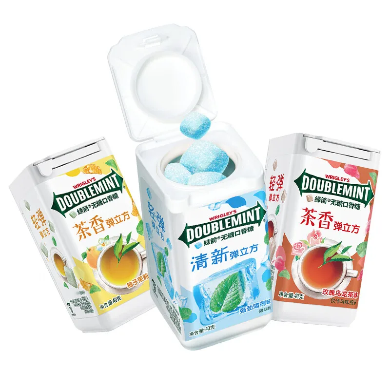 Wholesale Exotic chewing gum Chinese flavor refreshing mint flavor sugar-free chewing gum 40g mints