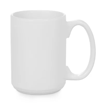 SUBLANK Ceramic Coffee Mugs Blank Custom For Coated Cup Porcelain Wholesale With Handle Plain 15oz Sublimation White Mug