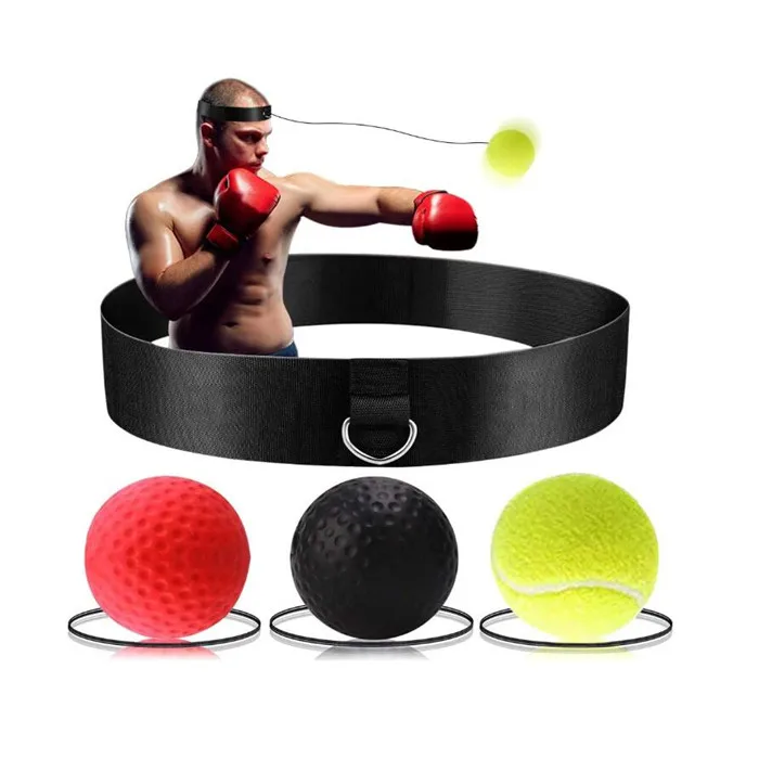 Hot Sale Boxing Reflex Ball with 3 Training Levels for All Ages Plus 1 Adjustable Headband Portable to Train Your Reaction