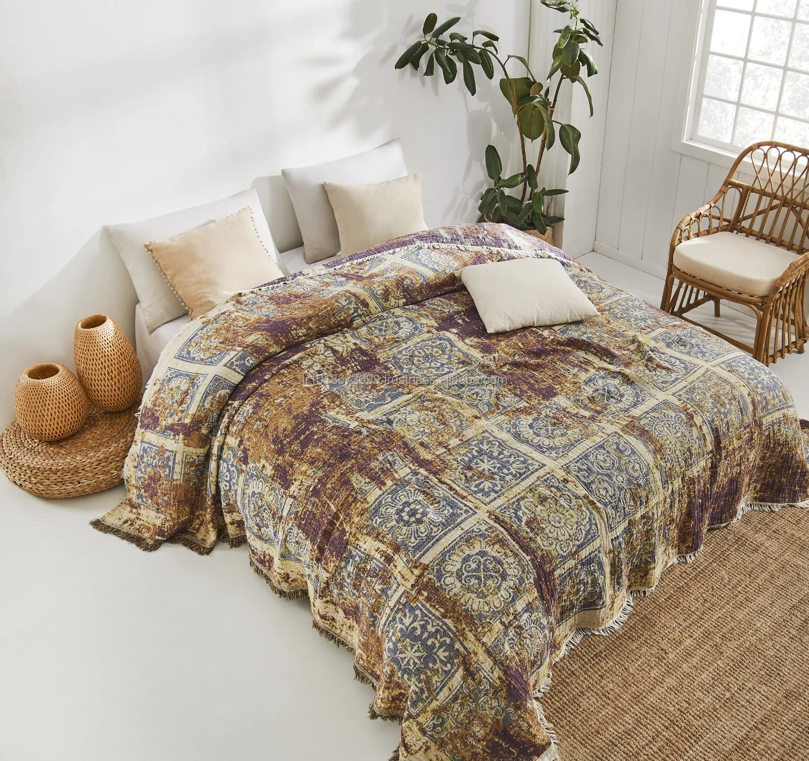 Printed Duvet Cover Set 100% Cotton Single and Double Size Made in Turkey