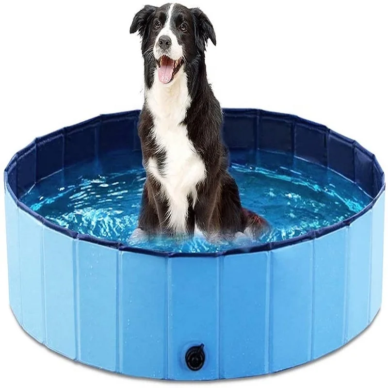  High Quality PVC Non-slip Foldable Pet Bath Dog Padding Pool for Cats