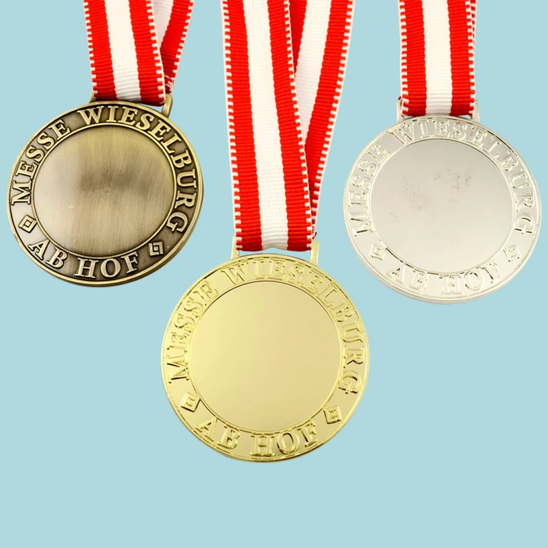 Customized 3D Karate Taekwondo Trophies Medals Plaques In Bulk Factory Wholesale Gold Silver And Bronze Medals Sport