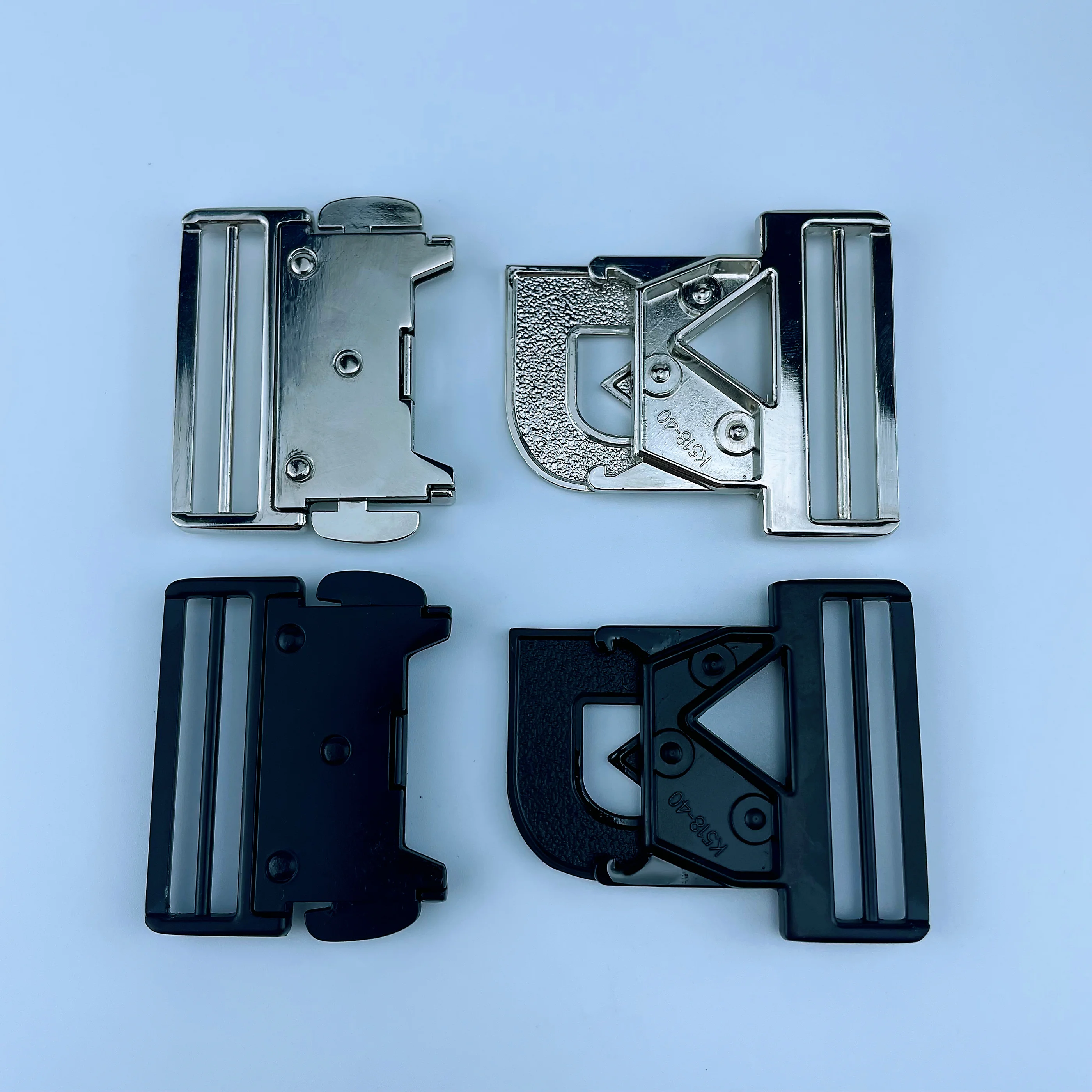 Metal Lady Garment Belt Buckle Manufacturer Alloy Metal Super Quality Customized Zinc Alloy Plating Buckles for Shoes Black