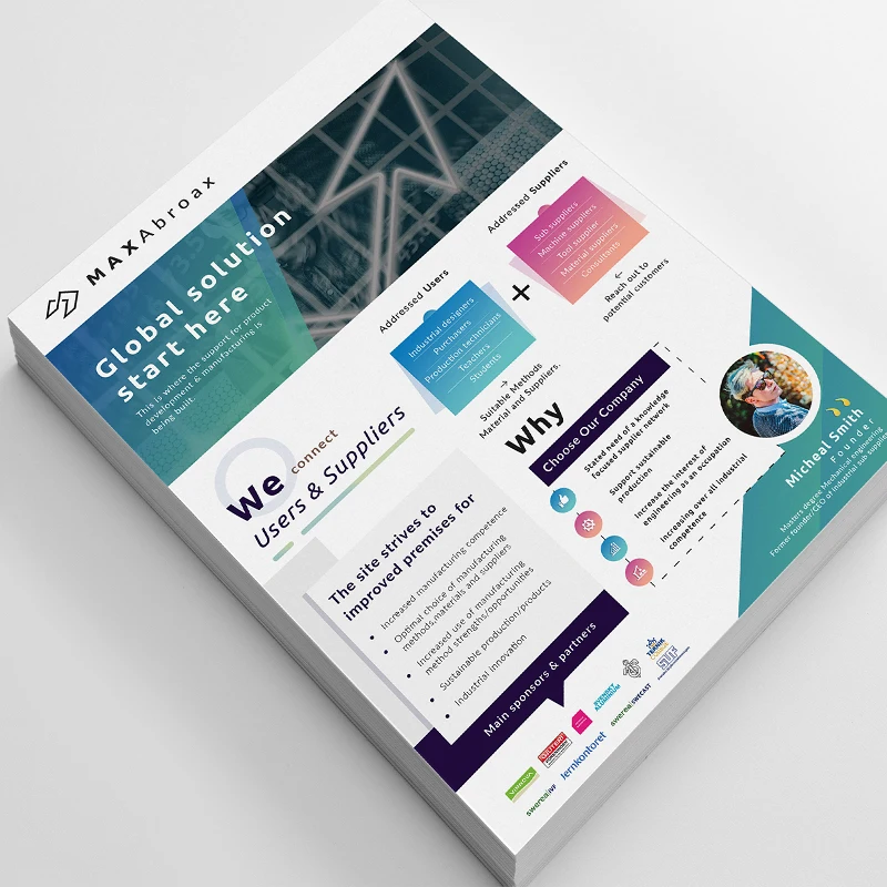 Пользовательская оптовая продажа, Полноцветная глянцевая бумага, услуги печати, листовка, буклет, брошюра, печать каталога