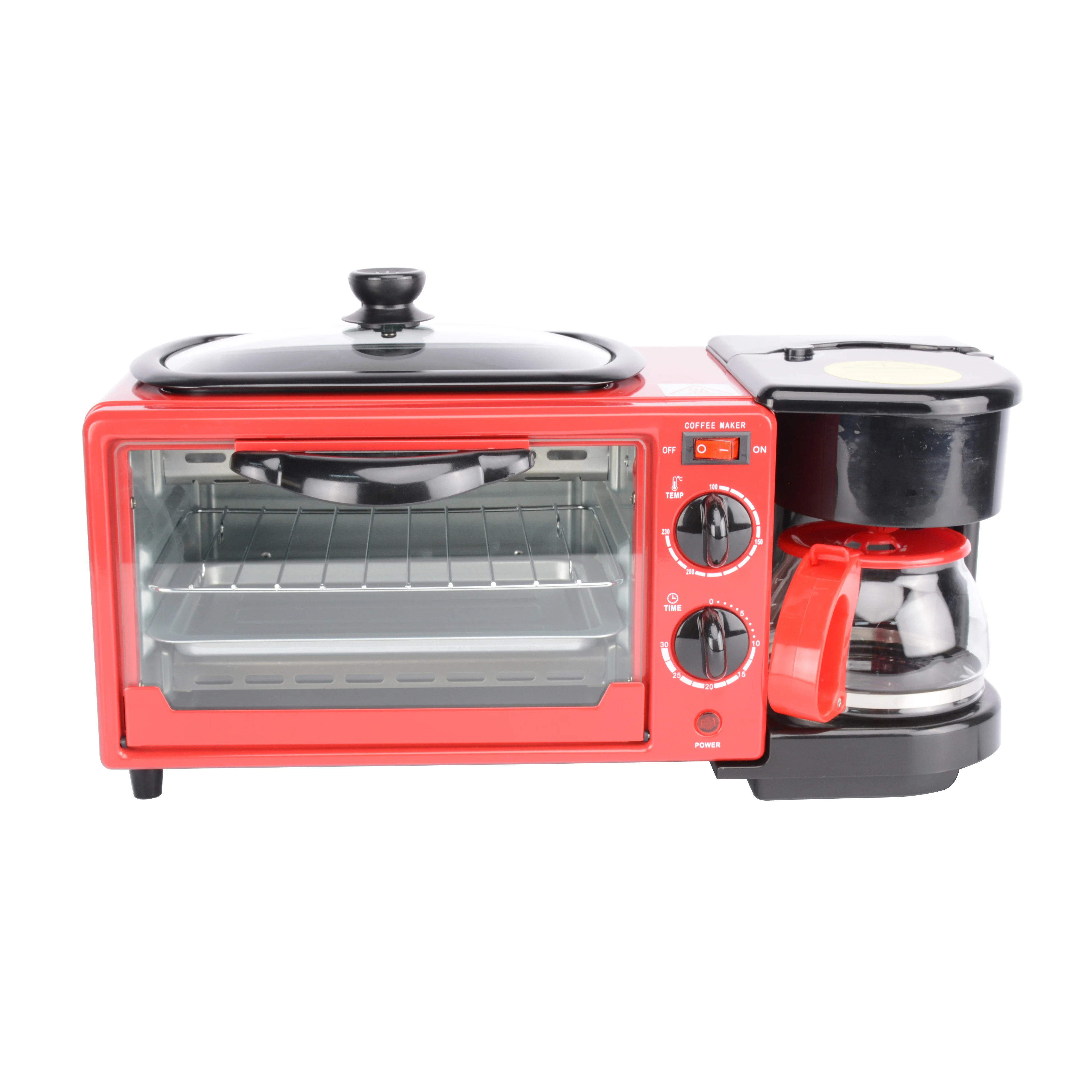 3 in 1 breakfast sandwich maker Baking, boiling and frying