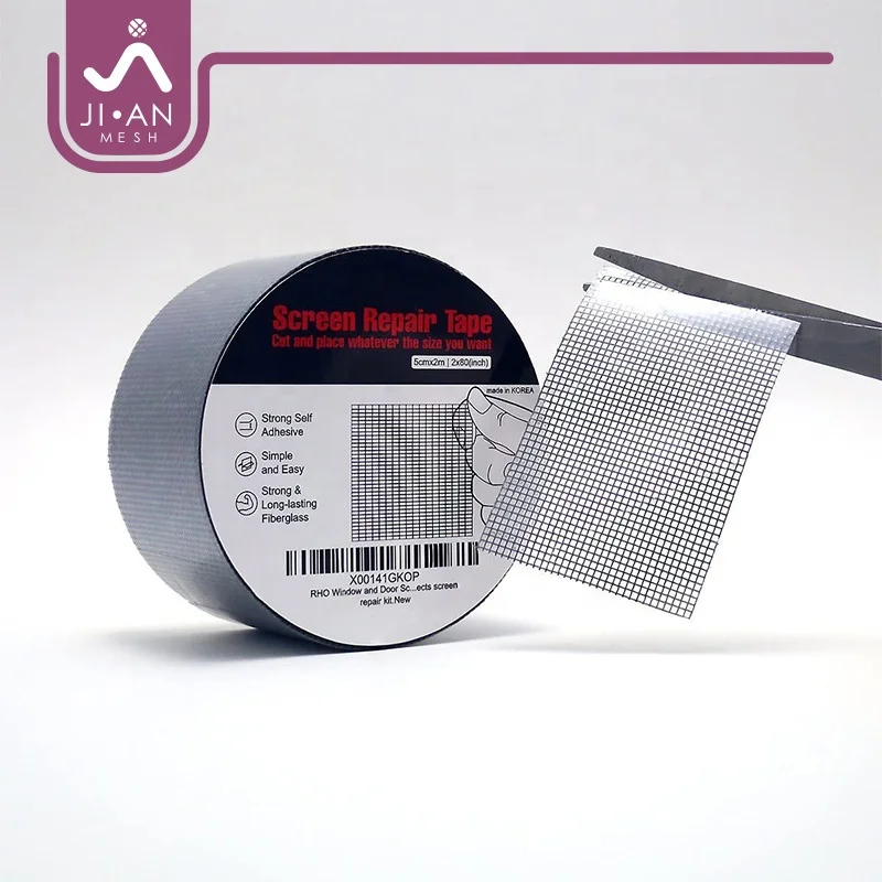 window screen repair tape kit self adhesive fiberglass mesh screen mending tape gray mosquito net repair window door screen net