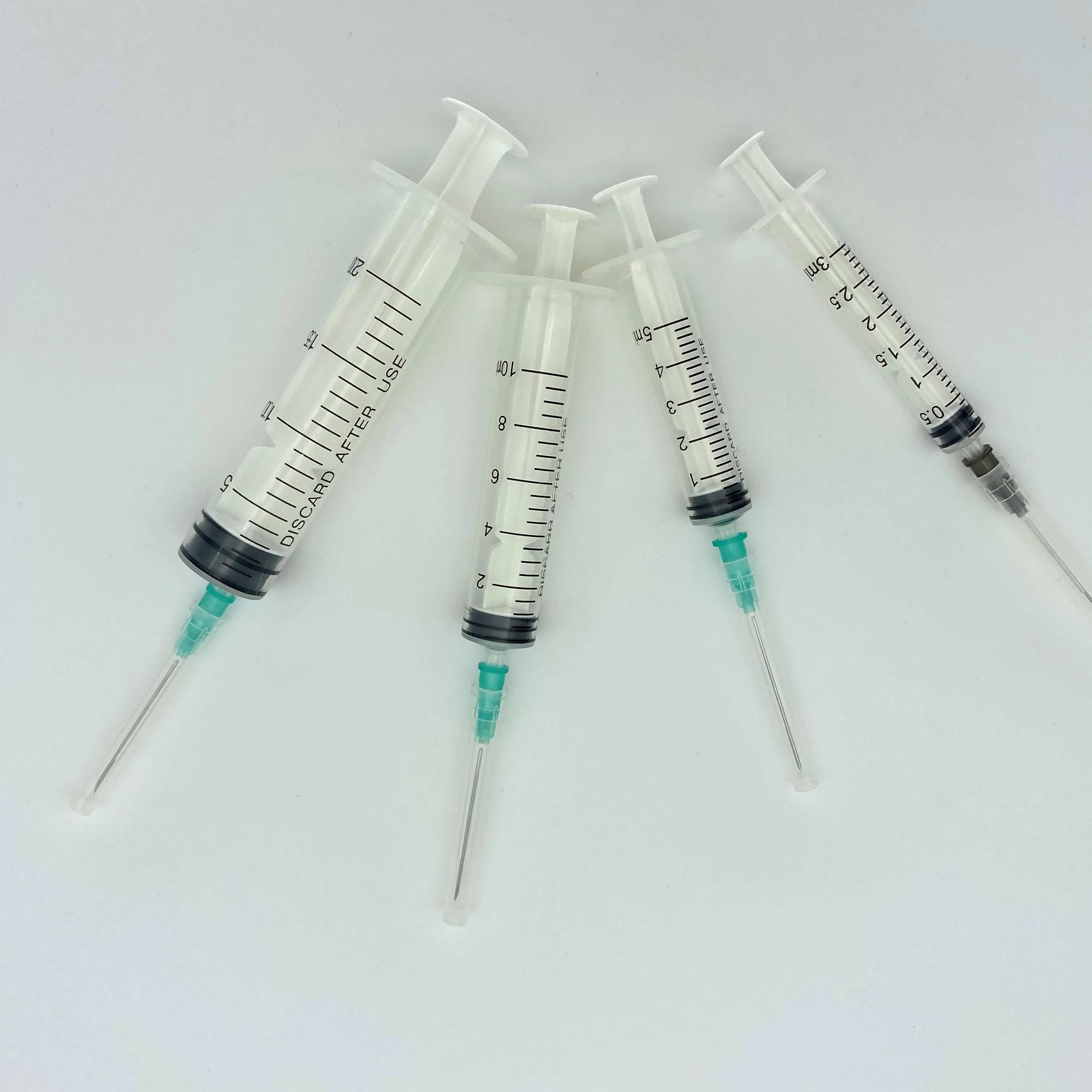 3ml 5ml 10ml 20ml 30ml 50ml 60ml disposable medical sterile plastic luer slip lock syringes with without needle