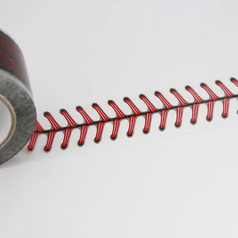 Baseball Stitches Design Packaging Tape 100 Yard Cellophane Adhesive Baseball Tape for Carton Sealing