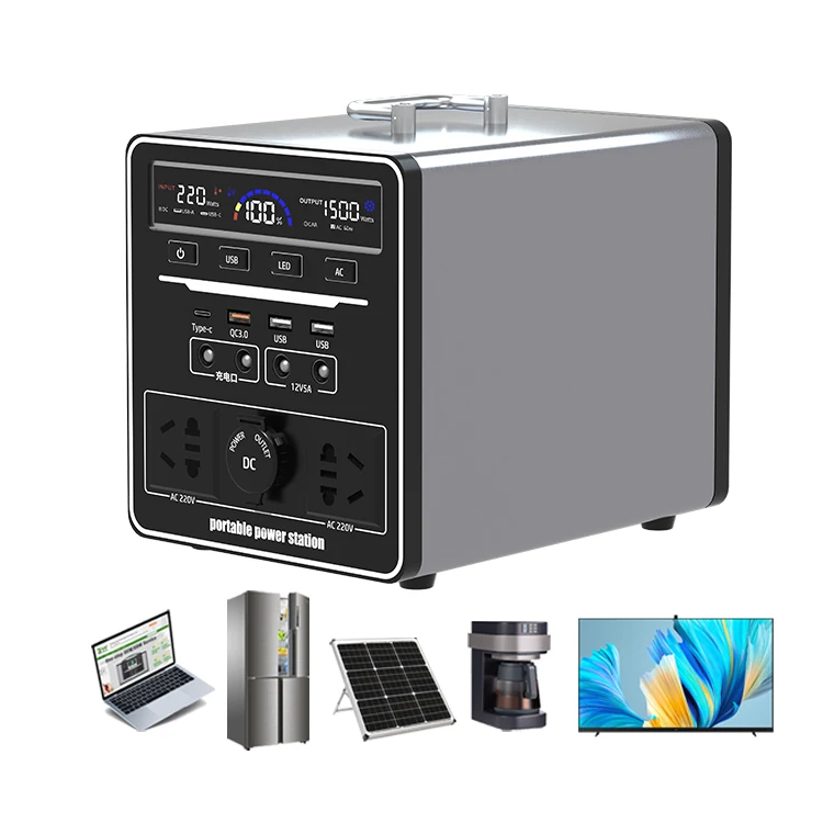 Camping Portable 300 W 500W 256MAH Rechargeable Emergency 400WH Power Bank Energy Generator Power Station For Home Outdoor