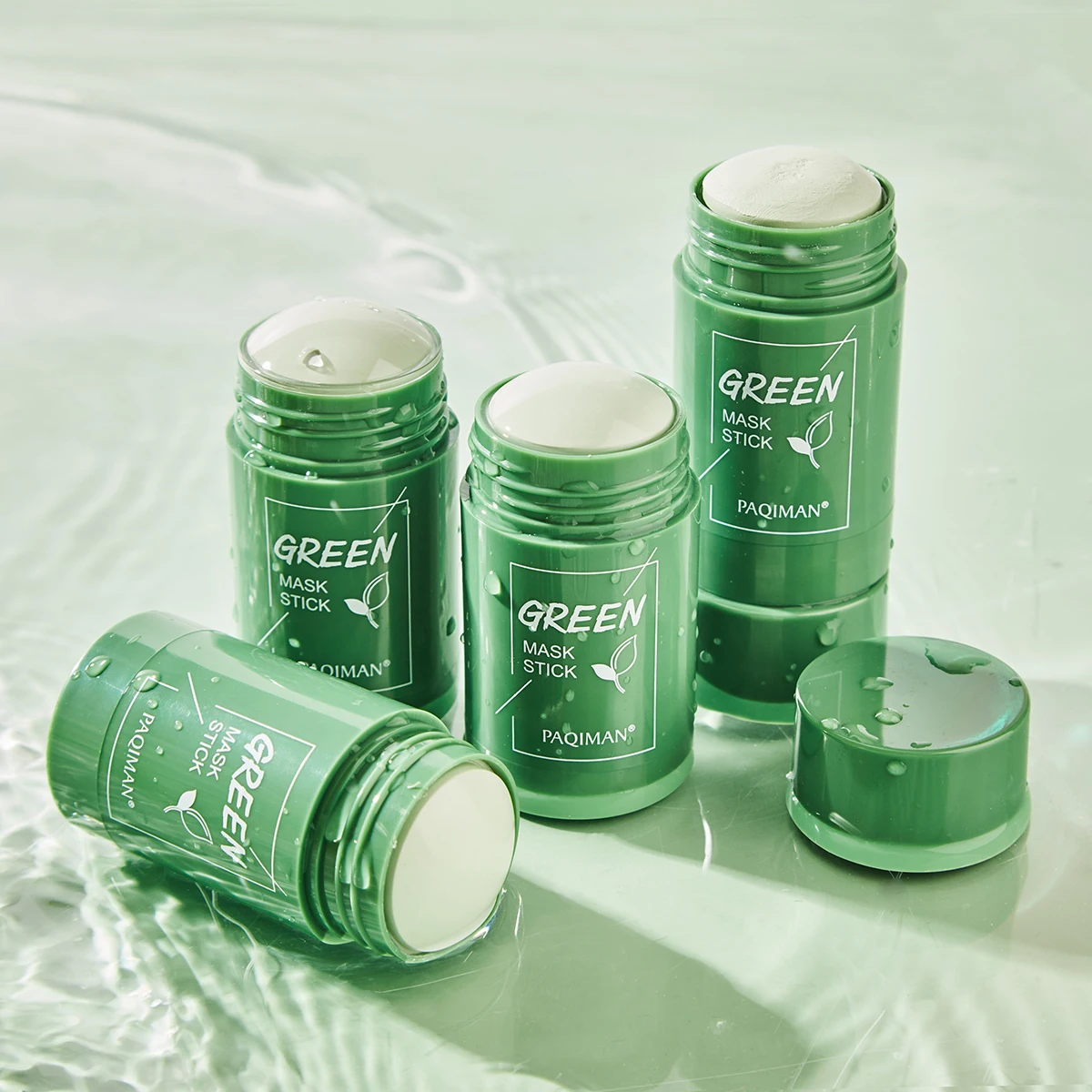 PAQIMAN OEM Private Label Wholesale Remove Blackheads Nourishing Moisturizing Green Tea Mask Stick