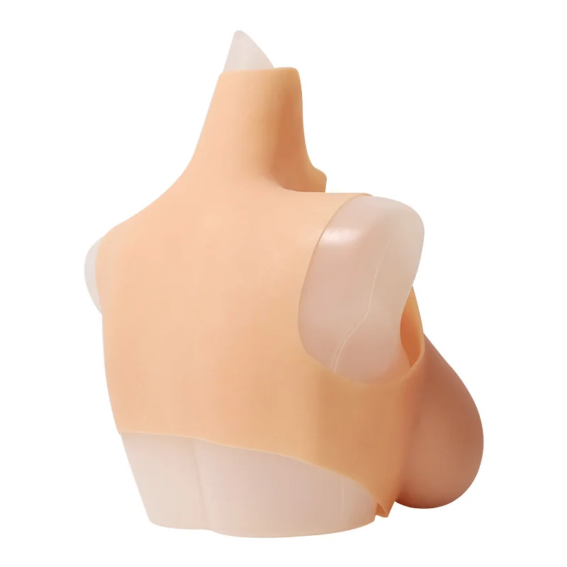 Silicone One Piece Body Suit Silicon Gel With Arm Boobs Male To Female Crossdresser Shemale C Cup