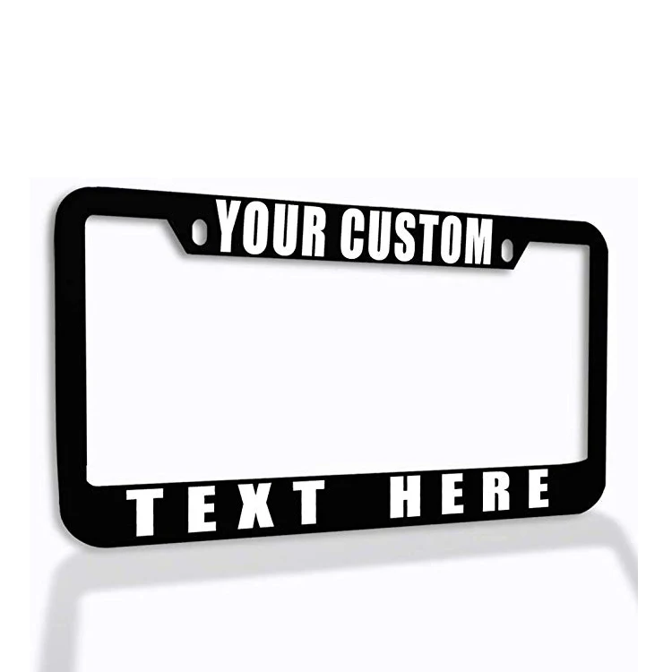 Custom personalized car accessories blank license plate frames australian plates