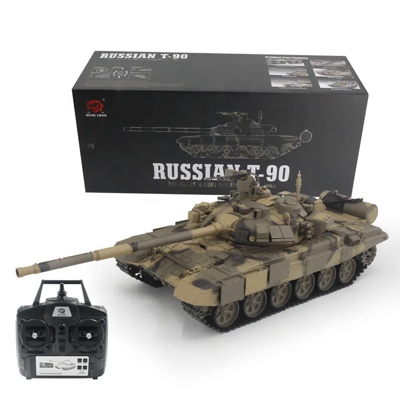 Heng Long 3938-1 RC 1:16 Russian T-90 360 Turret Rotation Main Battle Tank Toy
