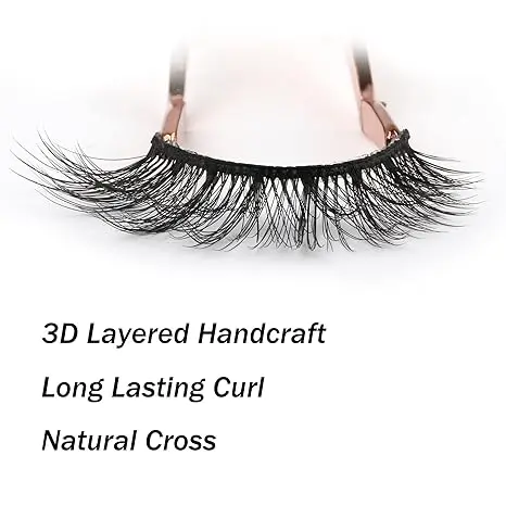 5D soft and comfortable lashes  Individuality mink full strip eyelashes extensions with PVC box