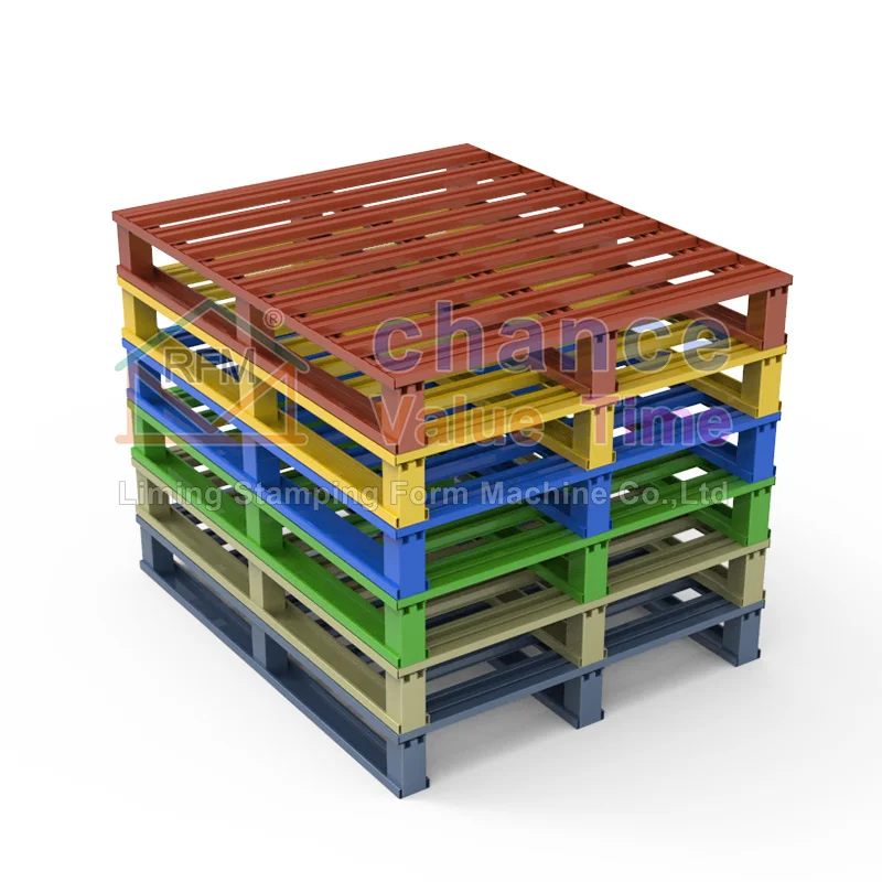 Strictly control each detail of metal pallets manufacturers direct sales euro pallet for warehouse storage