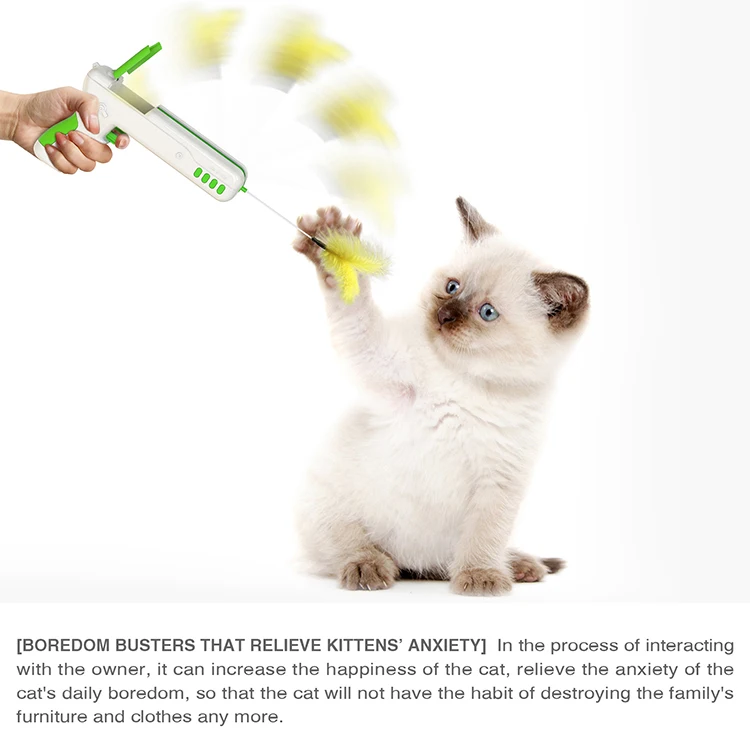 
High-quality owner and pet interaction cat funny gun toy 