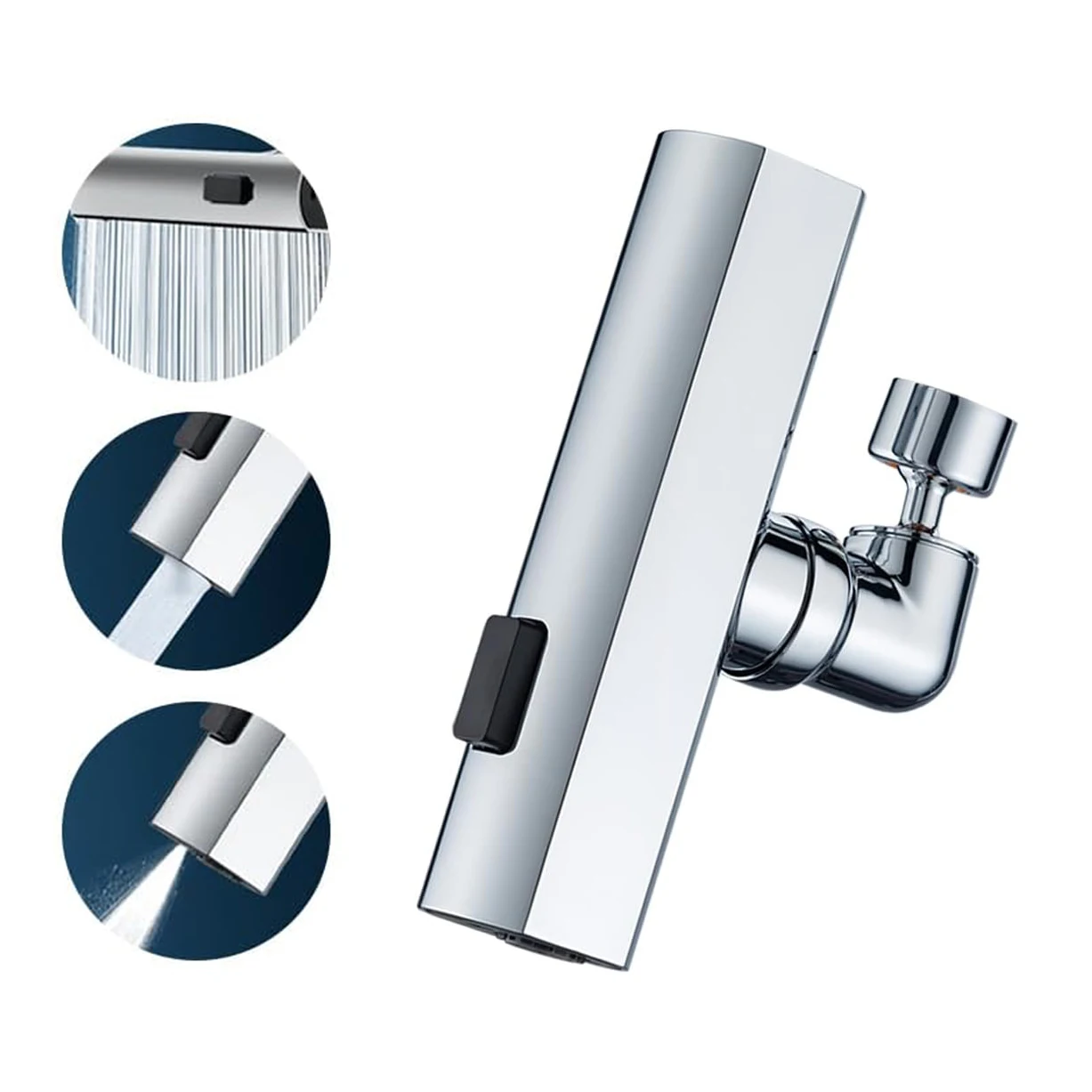 Waterfall Faucet Extension Adapter Sprayer Head Filter Diffuser Water Saving Nozzle Tap Connector Mixers Faucet Accessory