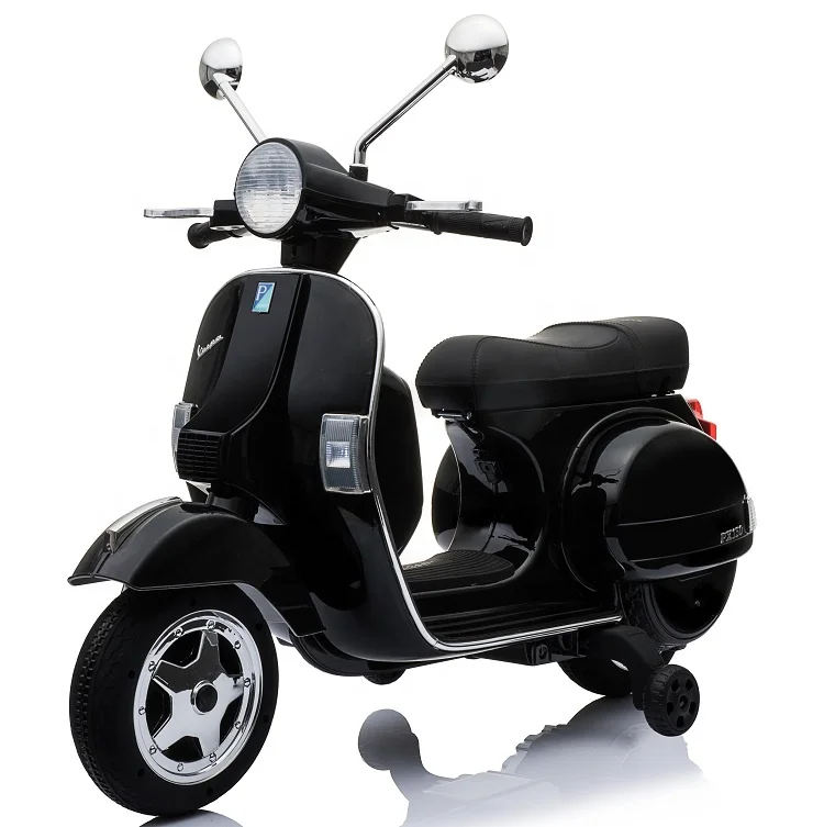 Дешевый мини детский мотоцикл Vespa PX150 лицензированный для детей езды на электрическом