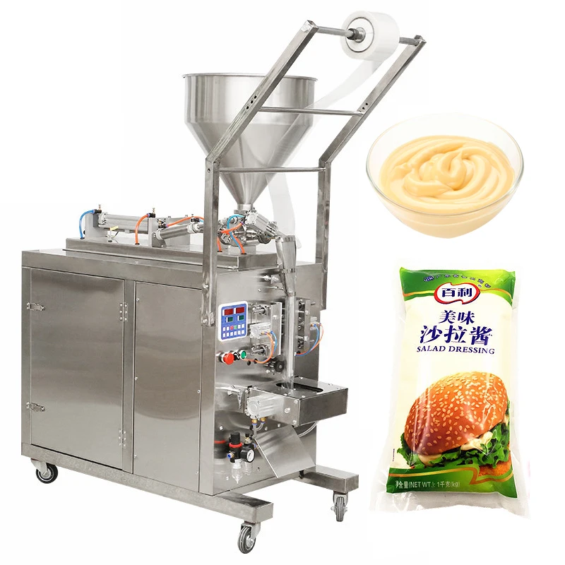 Multi-function Cheap Price Envasadora Vertical Automatic Packaging Sachet Tomato Filling Making Ketchup Liquid Packing Machine