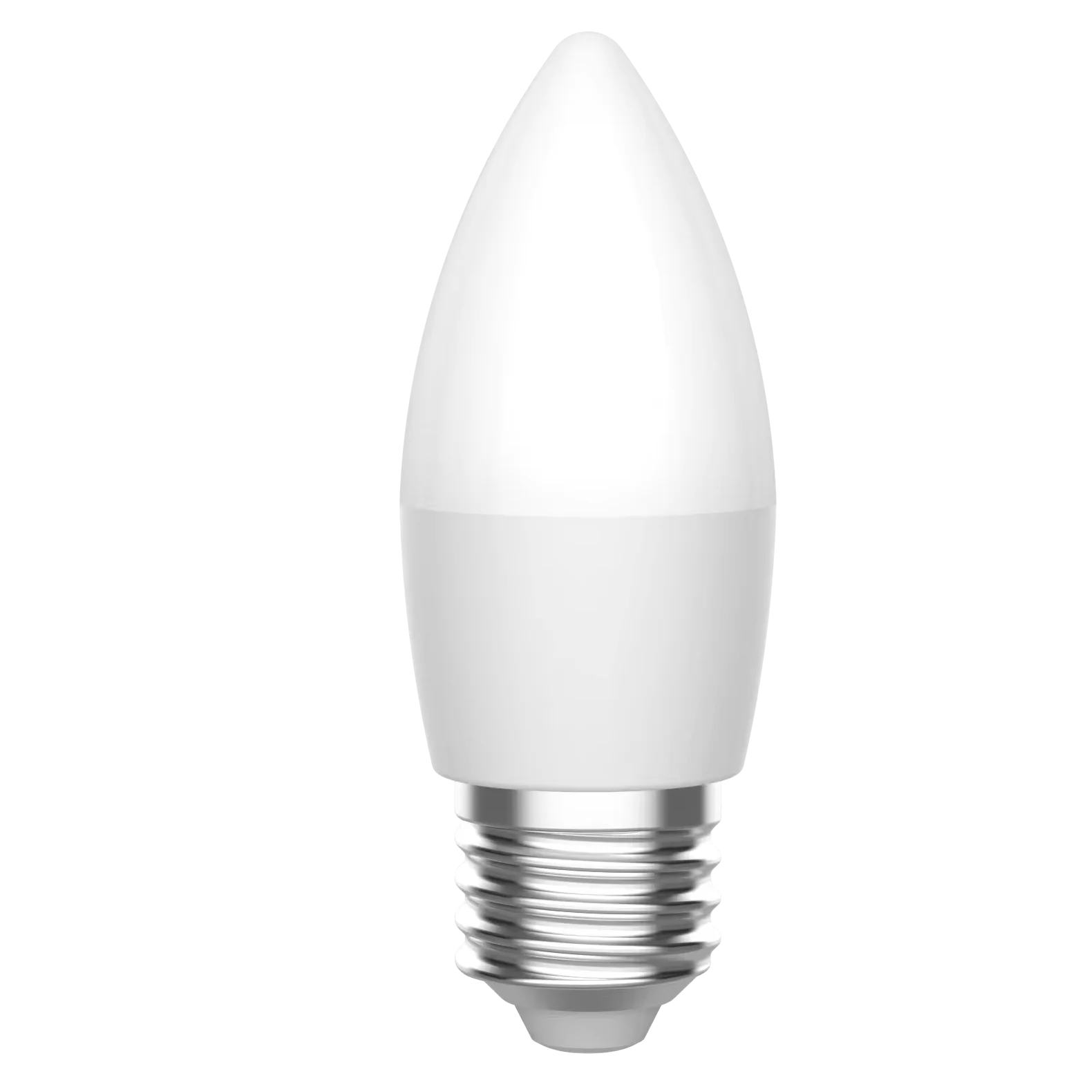 C37B 5W Wholesale Frosted Decorative High End LED Candle Shape Glass LED Candle Bulb