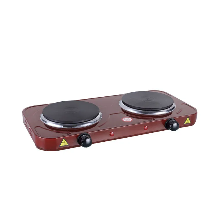 Home 2000W Electric Cooking Double Plate For Family Use 2000W Efficient Hot Plate 1000W+1000W countertop durable double burner