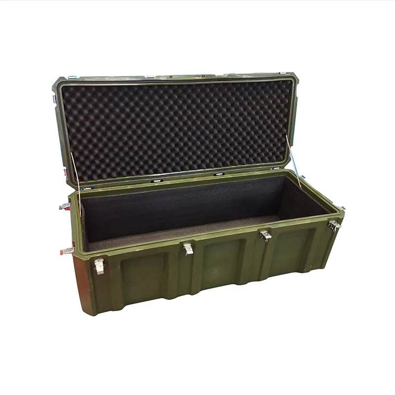 Heavy duty hardware plastic rotomolded tool case simplicity military tool box