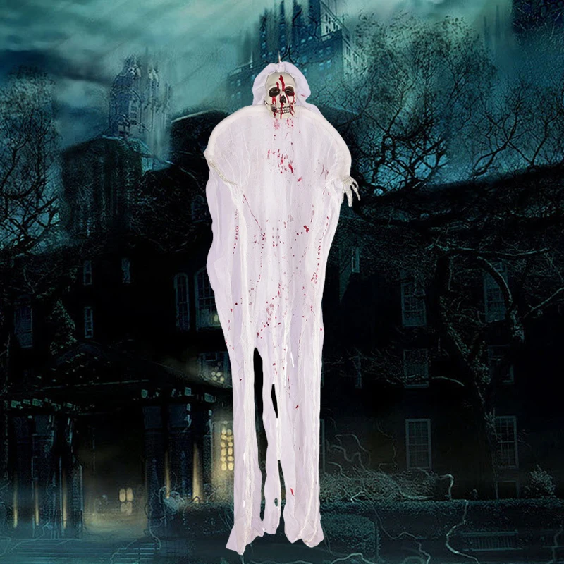 Wholesale Human 5 Ft Outdoor Animated Prop Decoration Life Size Giant Halloween Bride Ghost Skeleton