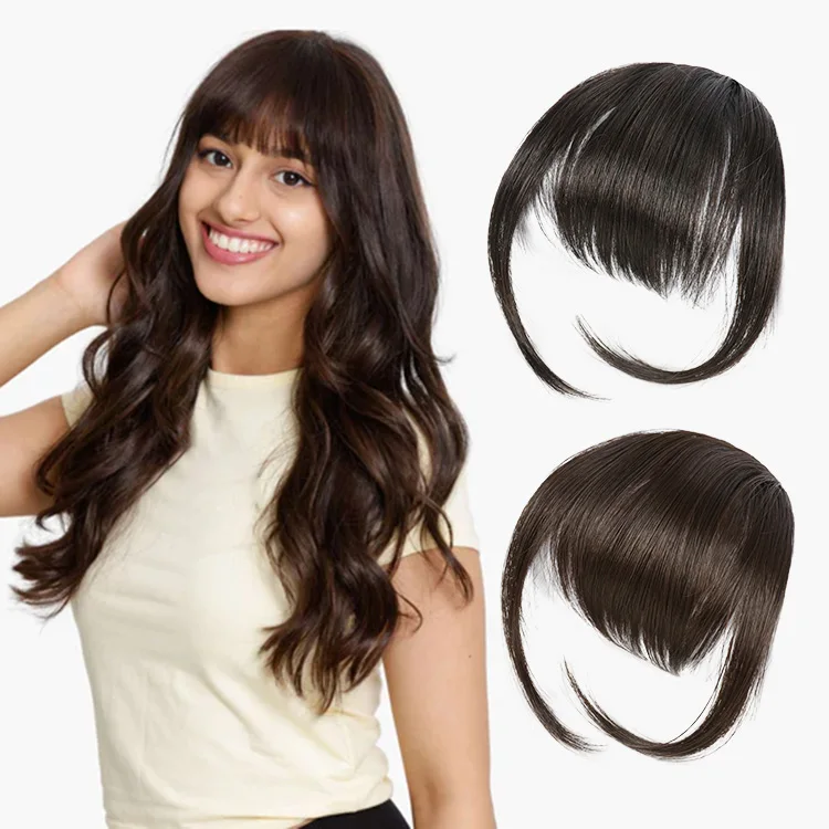 Julianna Kanekalon натуральные большие вьющиеся волосы заколка для волос прямые аккуратные синтетические челка с бахромой