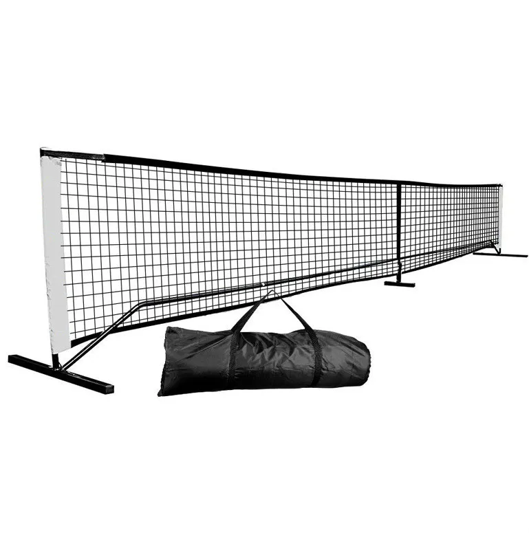 Wholesale customized high quality outdoor portable 22ft  Pickleall Net with carrying bag