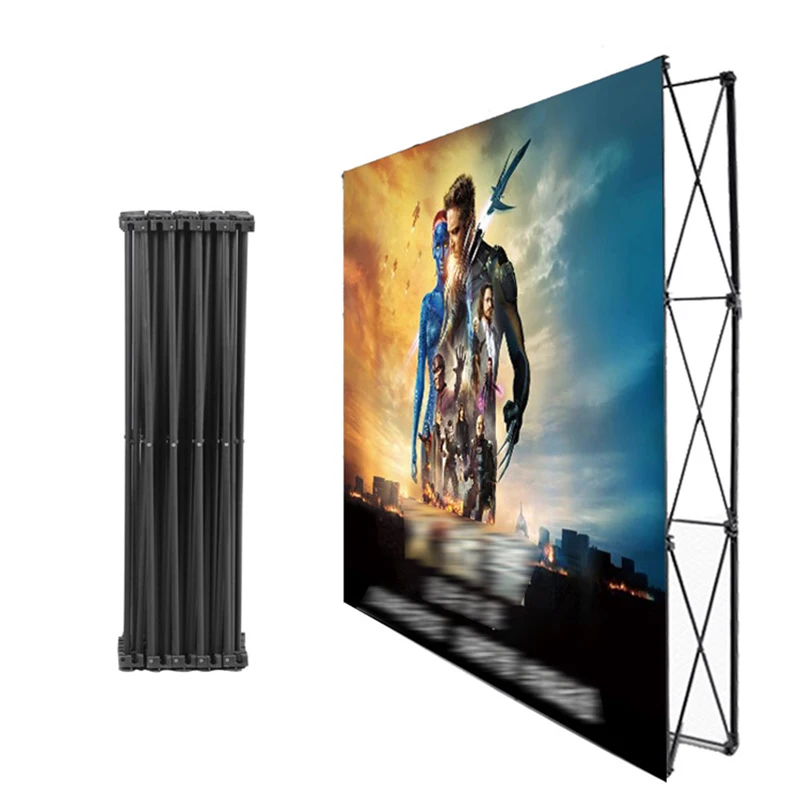 Portable advertising exhibition 10ft 20ft tension fabric backdrop display booth direct manufacturer