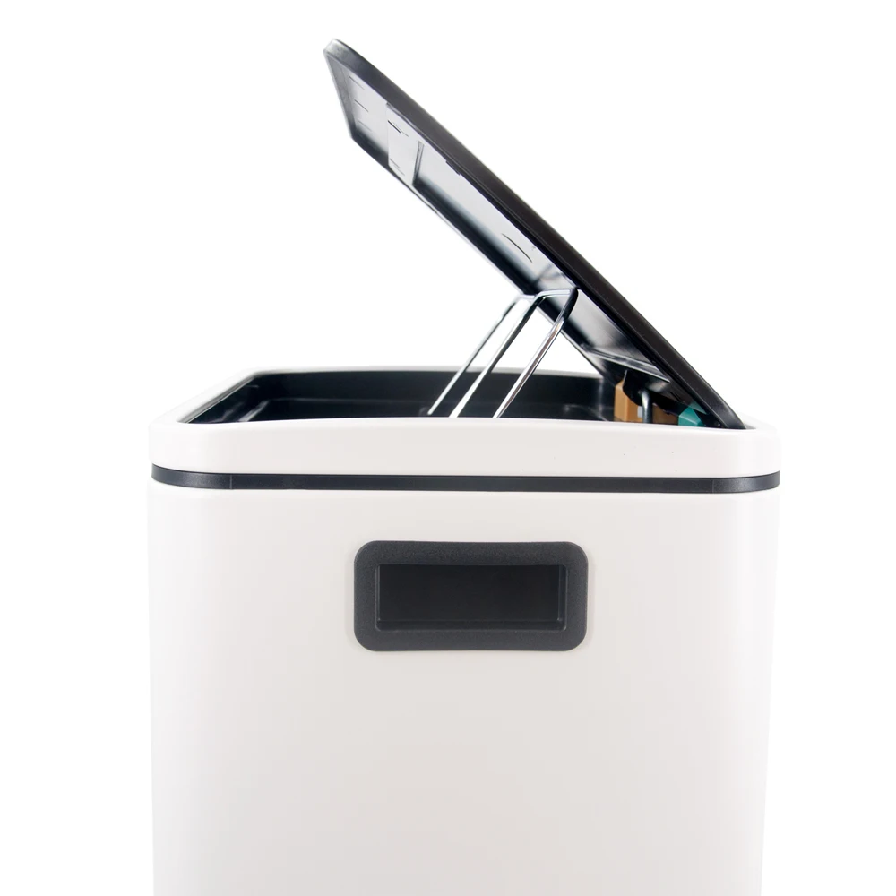 Hotel street soft closing 30L 7.9 gal two garbage classification waste  sorting  dust bin