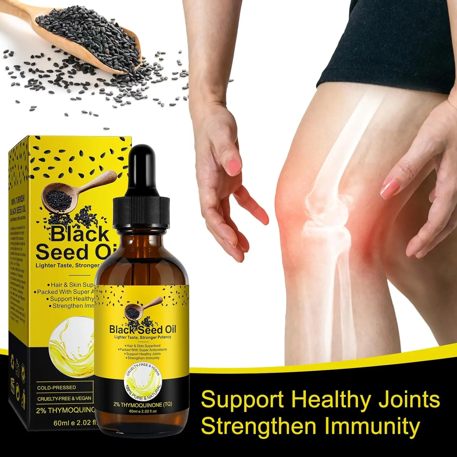 AiXin Private Label 250ML Keratin Hair Growth Skin Cares Nourishes and Hydrates Hair 100% Natural Organic Black Seed Oil