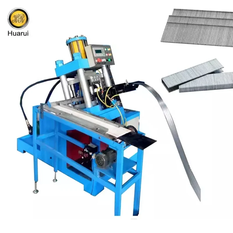 Wooden Staples Making Machine making Pin Metal/Hardwood floor staple Sofa Nail Forming Machine F T Straight Brad Nail Machine