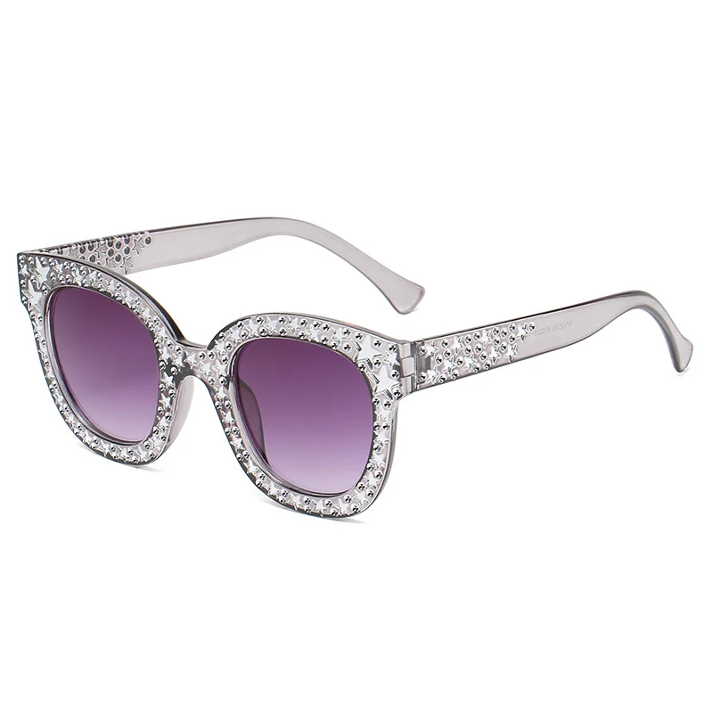 New Design Fashion Party Sunglasses 2023 Star Shaped Decoration Luxury Trendy Women Sunglasses Oversized Diamond Sunglasses 2023