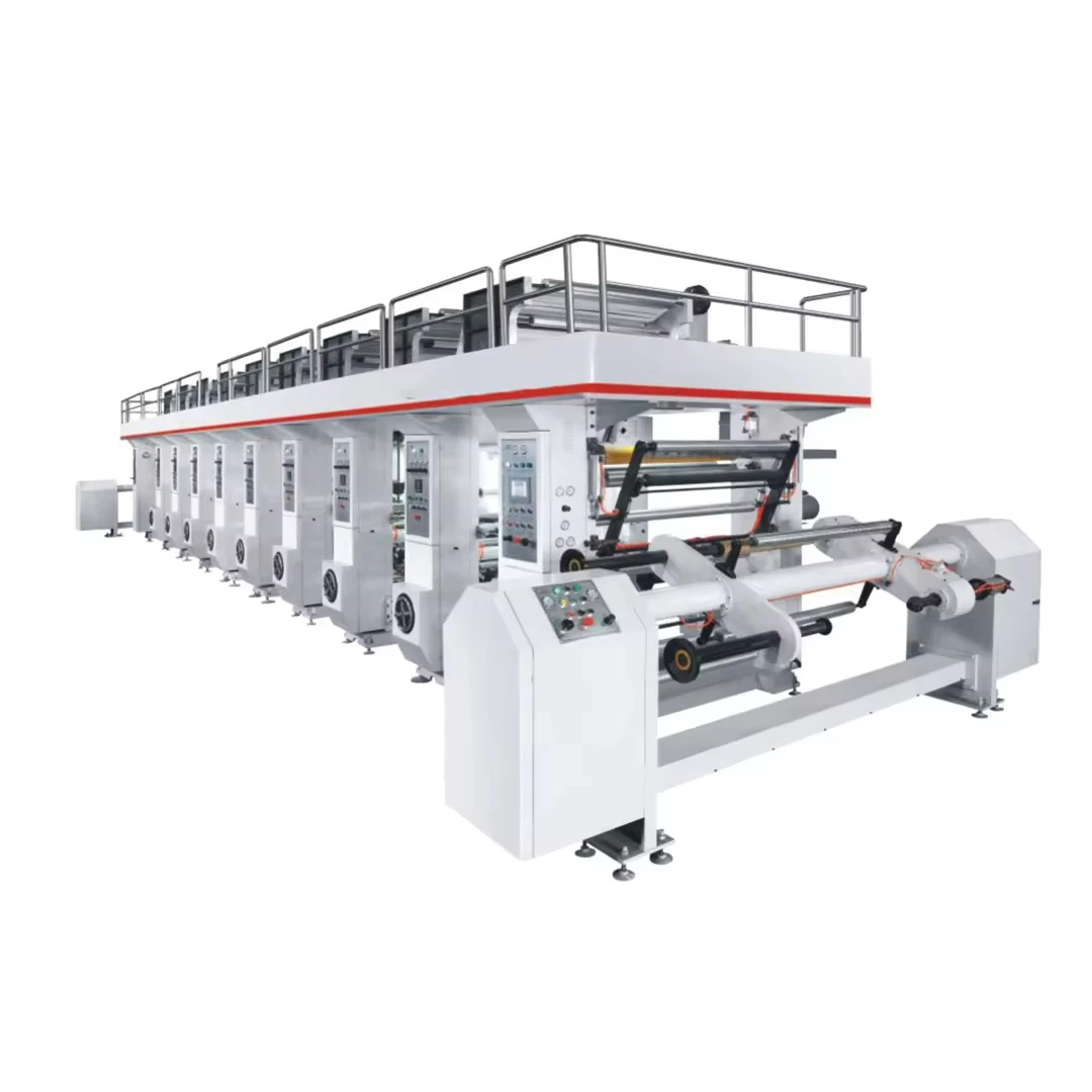 ZRAY-D Automatic 2 4 6 Color Pvc Film Plastic Gravure Printing Machine Hot Foil Printing Printer Press Machine Price